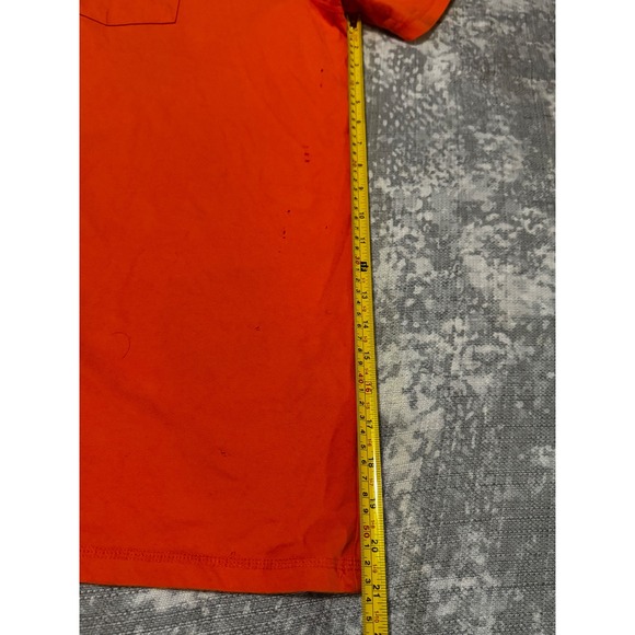 Carhartt Relaxed Fit Short Sleeve Work T Shirt Red 3XL - Picture 4 of 8